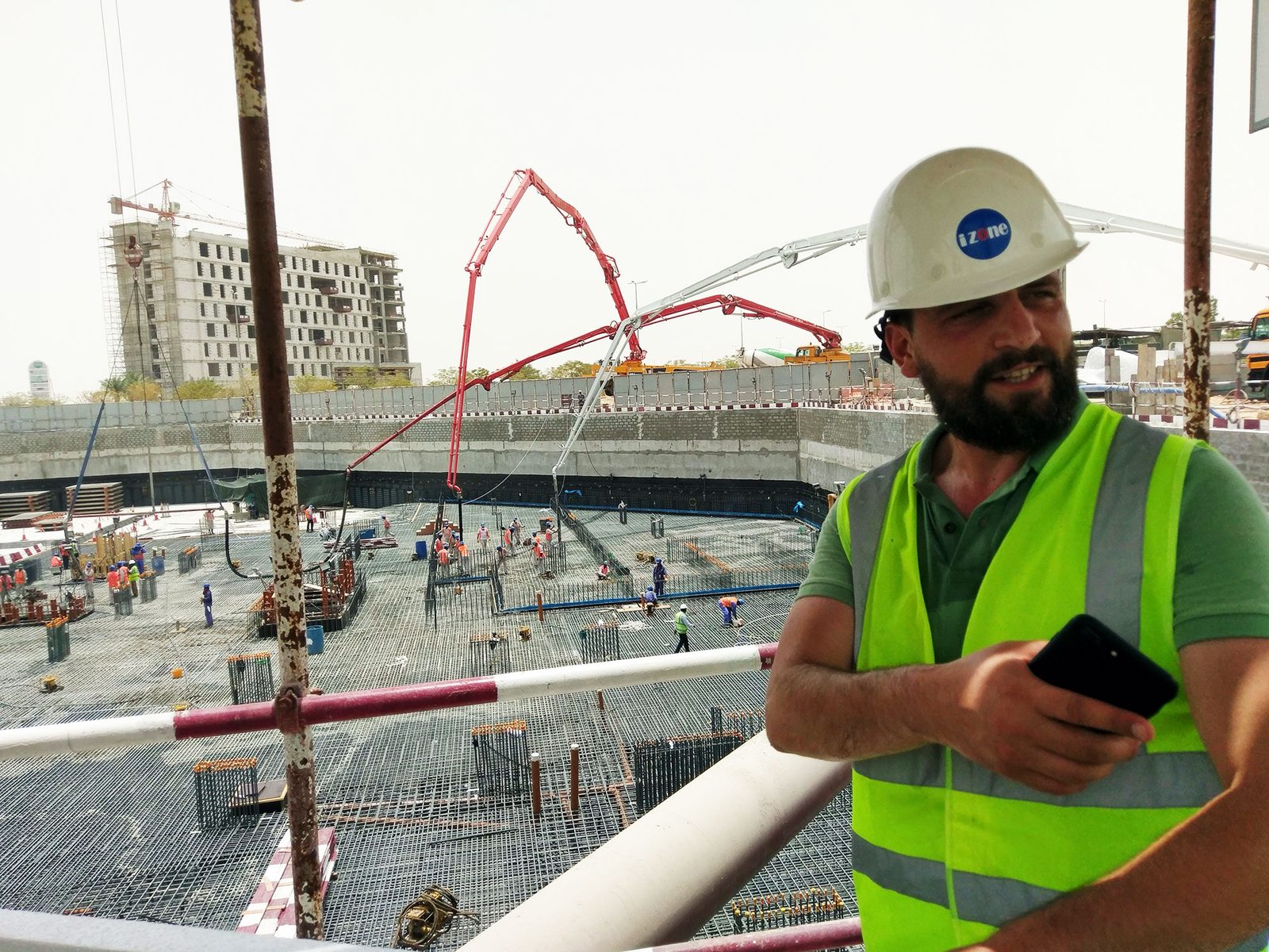 I Zone team on site
